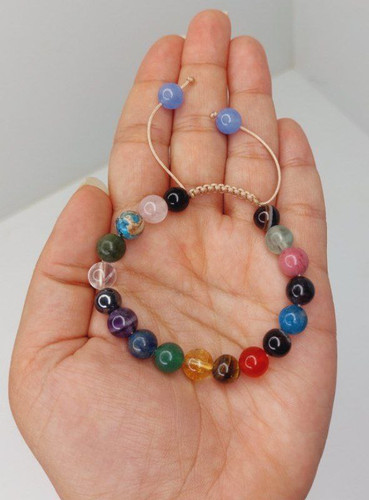 دستبند ترکیبی 19 سنگ متفاوت