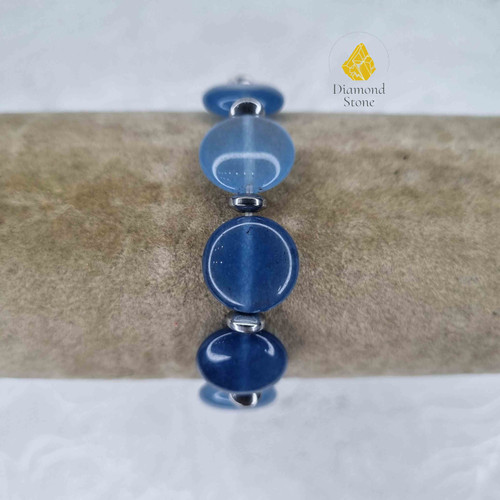 دستبند سکه ای جید ابی (عنصر آب)