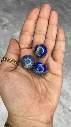 گوی سنگ طبیعی لاجورد افغان