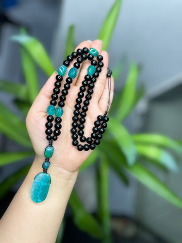 گردنبند سنگ شانس (چوب)