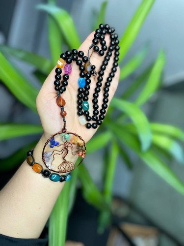 نیم ست سنگ شانس (هفت چاکرا)